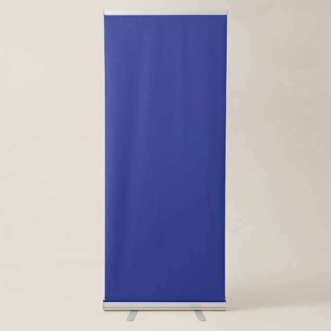 an aeroplane flying in the sky retractable banner (Front)