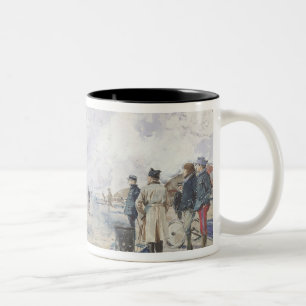 An Aeroplane Taking Off, 1913 Two-Tone Coffee Mug