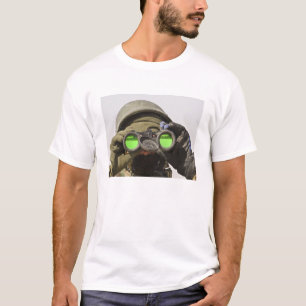 An Afghan soldier scans the horizon T-Shirt