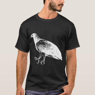 An African Fish Eagle White Design Painting Print T-Shirt