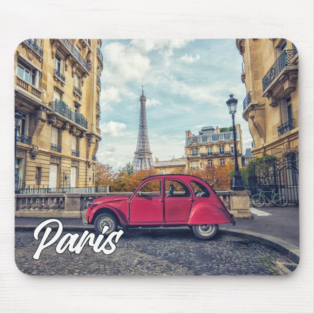 An Afternoon In Paris, France Mouse Mat (Front)