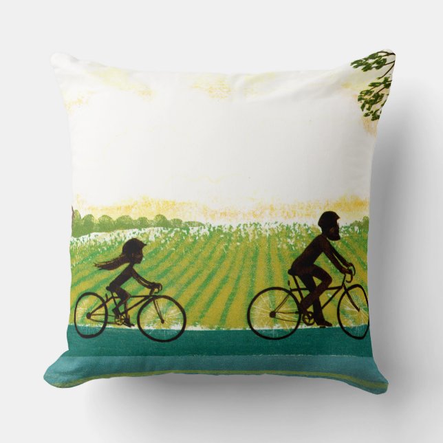 An Afternoon Ride Cushion (Front)