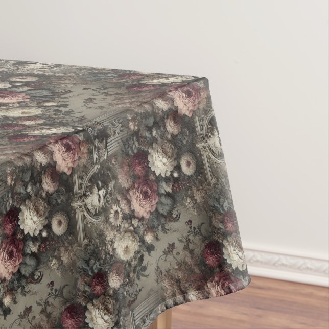 An Afternoon with Bram Stoker – Gothic Med Pattern Tablecloth (In Situ)
