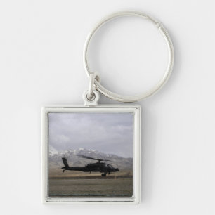 An AH-64A Apache taking off Key Ring