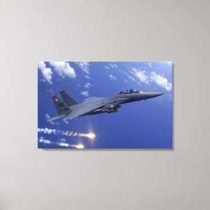 An Air Force F-15E Strike Eagle Canvas Print