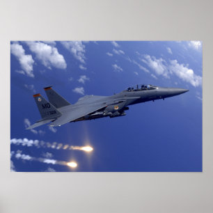 An Air Force F-15E Strike Eagle Poster