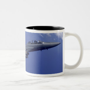 An Air Force F-15E Strike Eagle Two-Tone Coffee Mug