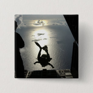 An Air Force pararescueman 15 Cm Square Badge