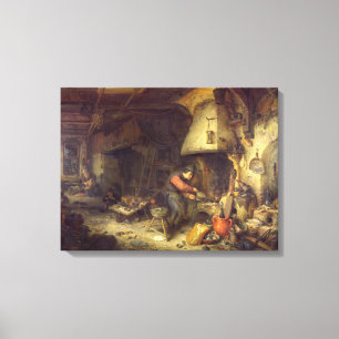 An Alchemist, 1611 Canvas Print