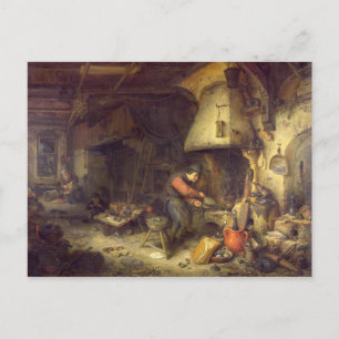 An Alchemist, 1611 Postcard