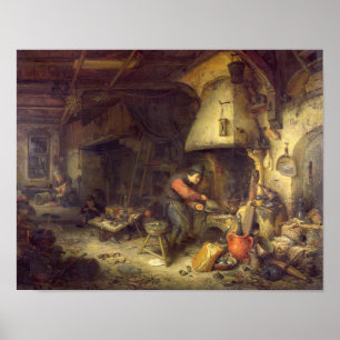 An Alchemist, 1611 Poster