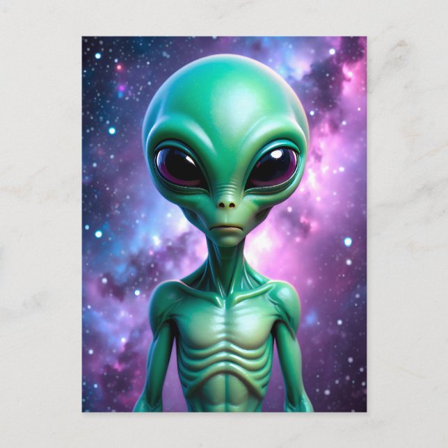 An alien postcard (Front)