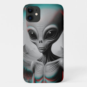 an alien themed iPhone 11 phone case