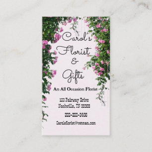 An All Occasion Florist Business Cards