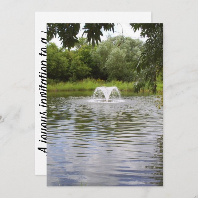 An all purpose invitation to your event (Front/Back)