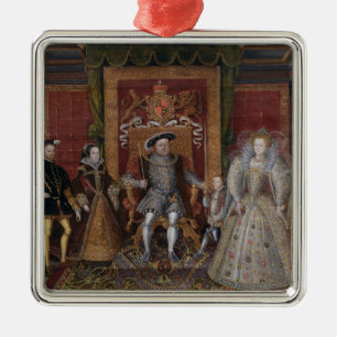An Allegory of the Tudor Succession: The Family of Metal Tree Decoration