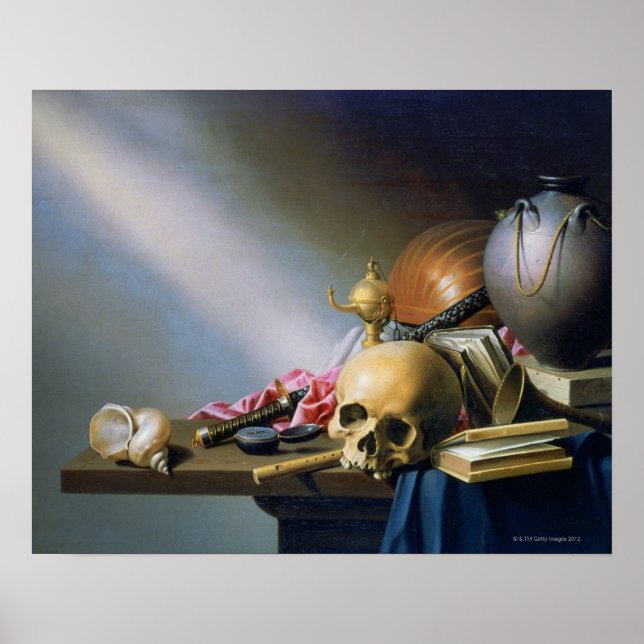 An Allegory of the Vanities of Human Life Poster (Front)
