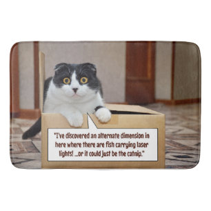 An alternate dimension bath mat