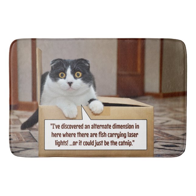 An alternate dimension bath mat (Front)