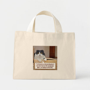 An alternate dimension mini tote bag
