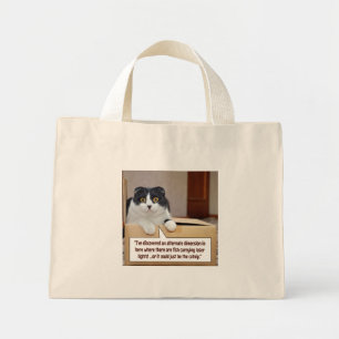 An alternate dimension mini tote bag