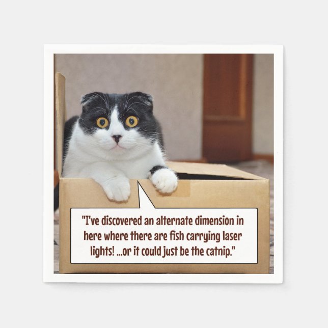 An alternate dimension napkin (Front)