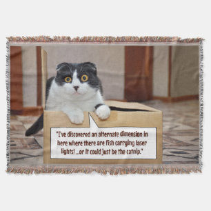 An alternate dimension throw blanket