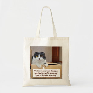 An alternate dimension tote bag