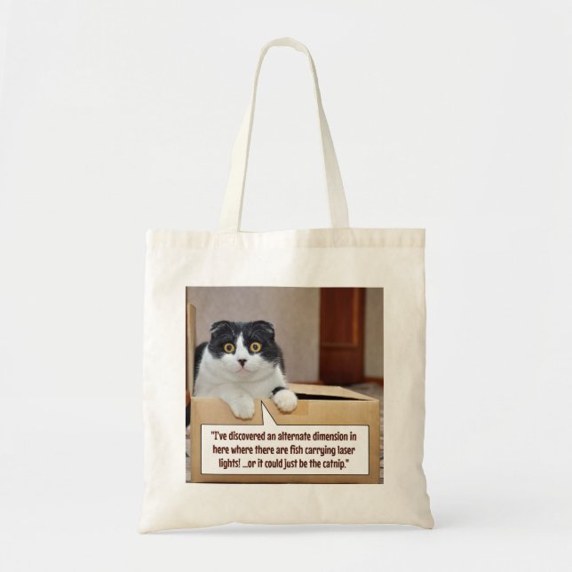 An alternate dimension tote bag (Front)