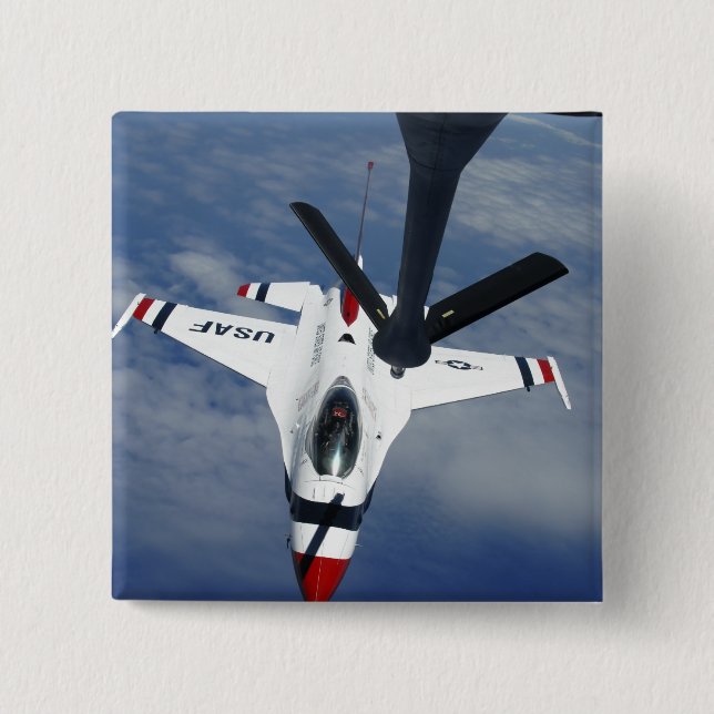 An Altus KC-135 Stratotanker 15 Cm Square Badge (Front)