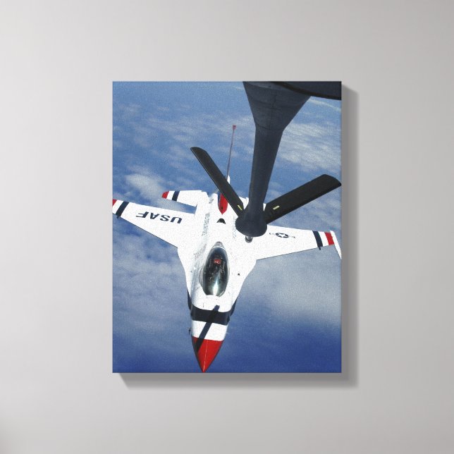 An Altus KC-135 Stratotanker Canvas Print (Front)