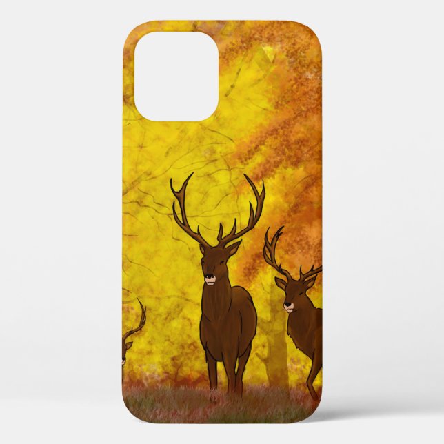 An amazing ilustration of deerdeer,hunting,animal, Case-Mate iPhone case (Back)