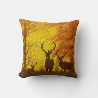An amazing ilustration of deerdeer,hunting,animal, cushion