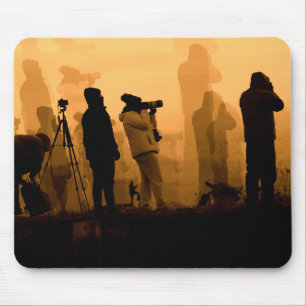 An Amazing Sunset - Photographing Geese at Sunset Mouse Mat