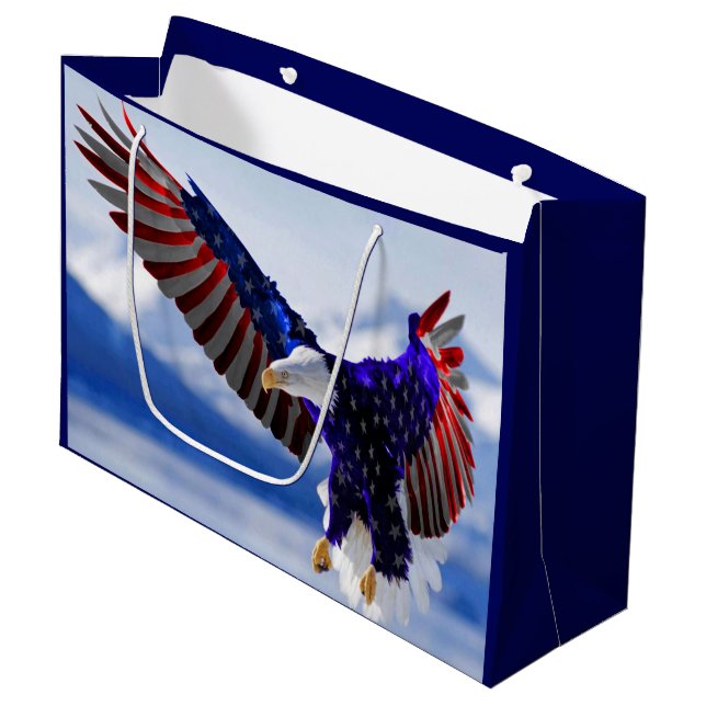 An American Eagle Large Gift Bag (Front Angled)