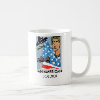 AN AMERICAN SOLDIER MUG