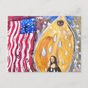 An American Sorrow.  Invitation Postcard