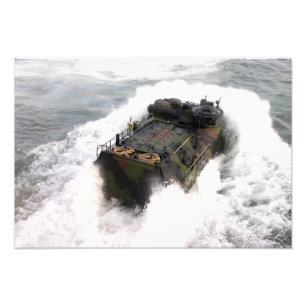 An amphibious assault vehicle 2 photo print