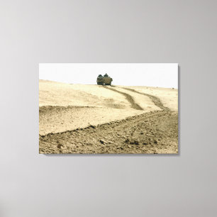 An amphibious assault vehicle canvas print