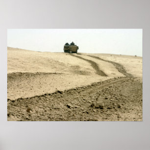An amphibious assault vehicle poster