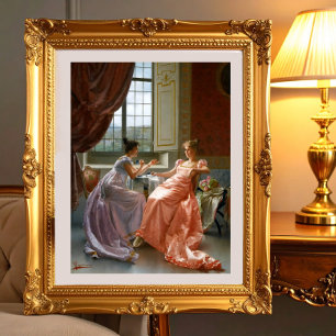 An Amusing Letter by Vittorio Reggianini Poster
