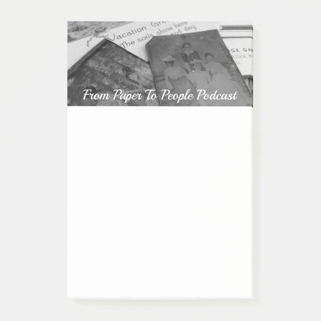 An Ancestor's Photo FPPP Post-Its Post-it Notes (Front)