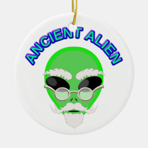 An Ancient Alien Ceramic Tree Decoration