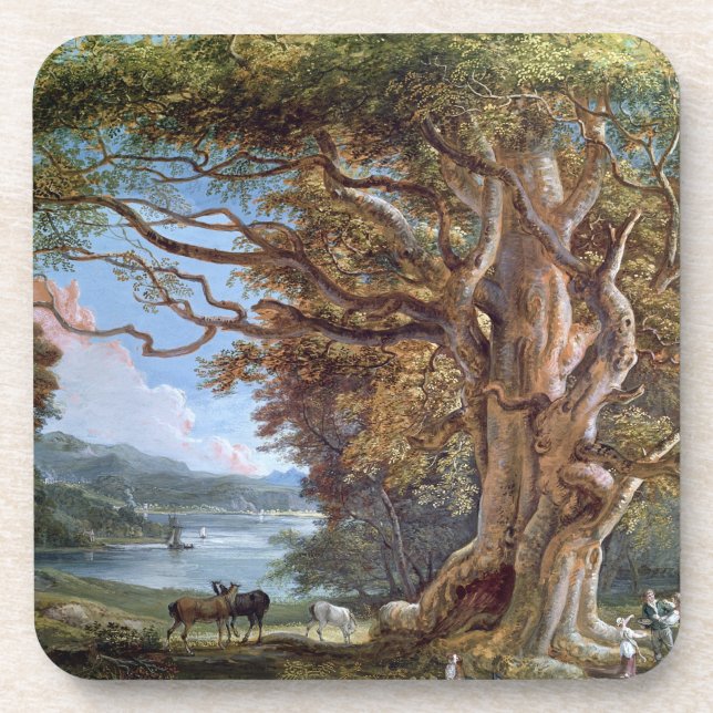An Ancient Beech Tree, 1794 (oil on canvas) Coaster (Front)
