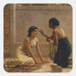 An Ancient Custom Square Sticker