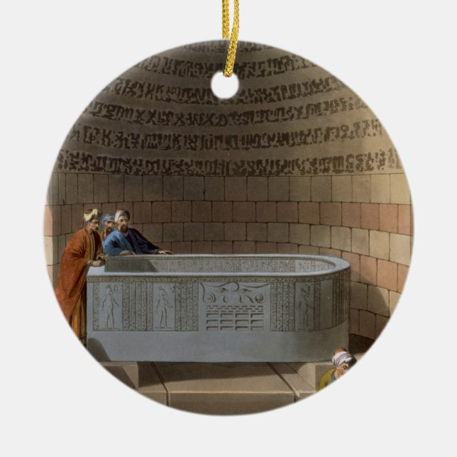 An Ancient Sarcophagus of Basaltes, called the Lov Ceramic Tree Decoration (Front)