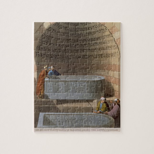 An Ancient Sarcophagus of Basaltes, called the Lov Jigsaw Puzzle (Vertical)