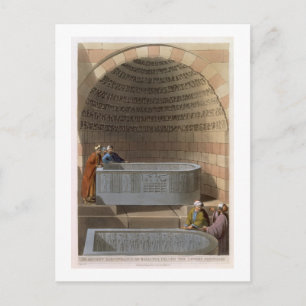 An Ancient Sarcophagus of Basaltes, called the Lov Postcard