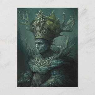 An ancient sea god  postcard