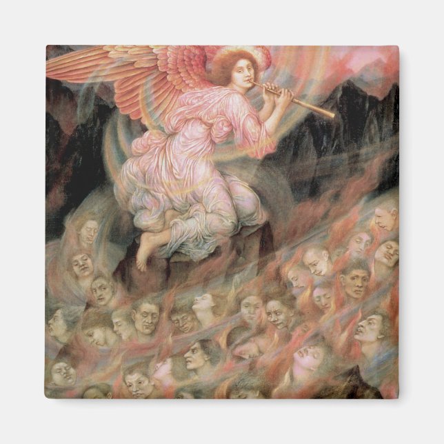 An Angel Piping to the Souls in Hell Magnet (Front)